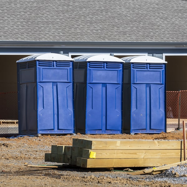 are there different sizes of portable toilets available for rent in Scandia KS